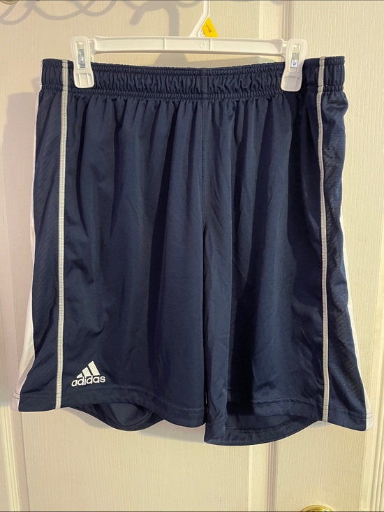 adidas Other - adidas Men’s Climacool Navy Shorts with White Side Stripes - Size Large